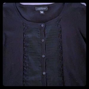 Black 3/4 Sleeve Sweater